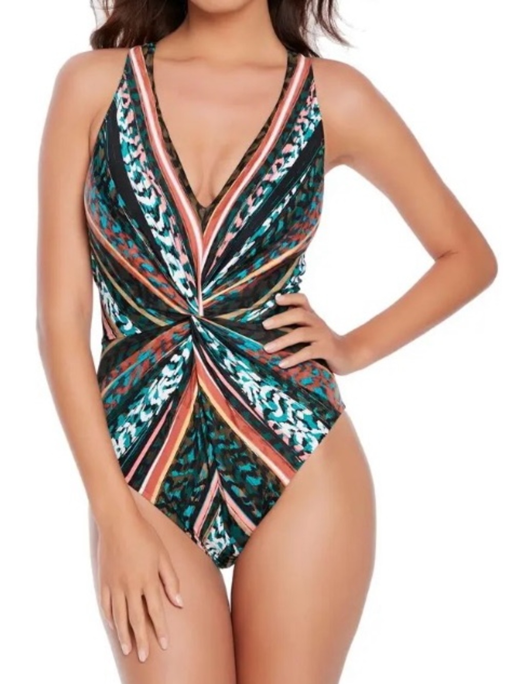 Magicsuit “Stripe Tease” One-Piece Swimsuit